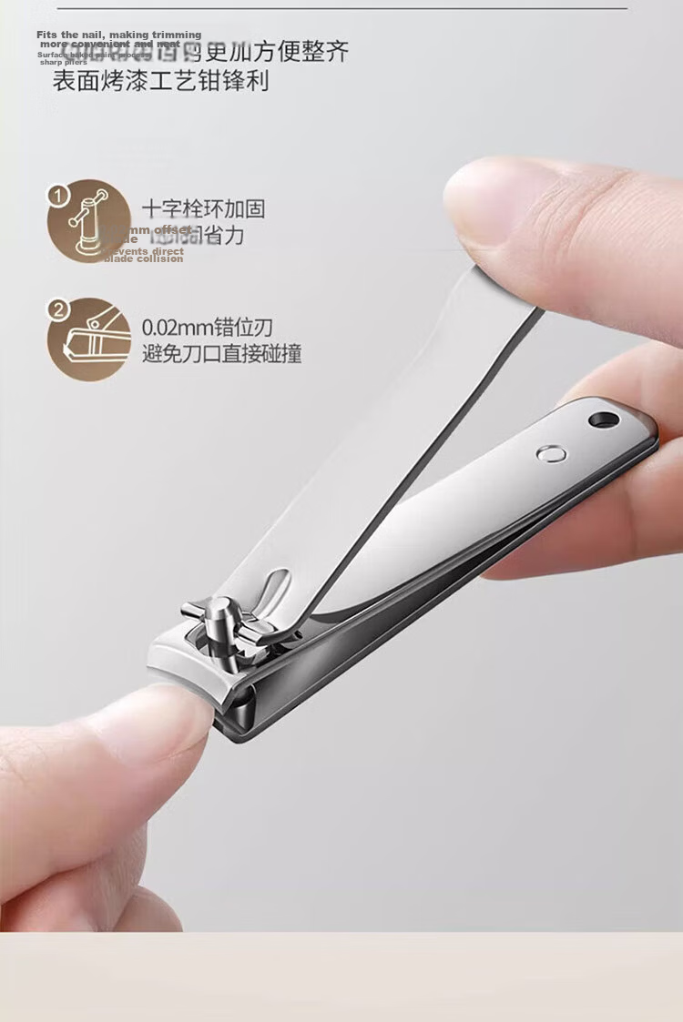 LiQing Baby Nail Clippers [4-Piece Set] Newborn Infant Toddler Nail Trimmer Anti-Pinch Nail Clippers 9