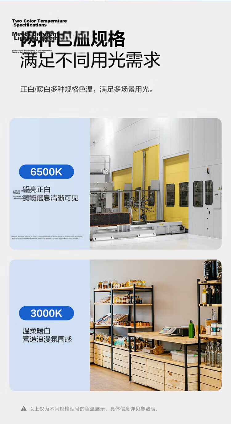 BULL LED Bulb High Brightness Cylindrical Lamp for Factory Workshop Supermarket Canteen 20W Warm White 3000K E27 Screw Base 9