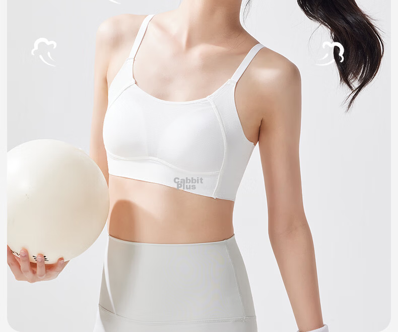 Miiow Lightweight Seamless Back Beauty Girl Sports Shockproof Bra for Middle and High School Students Development Stage Girls Camisole 16