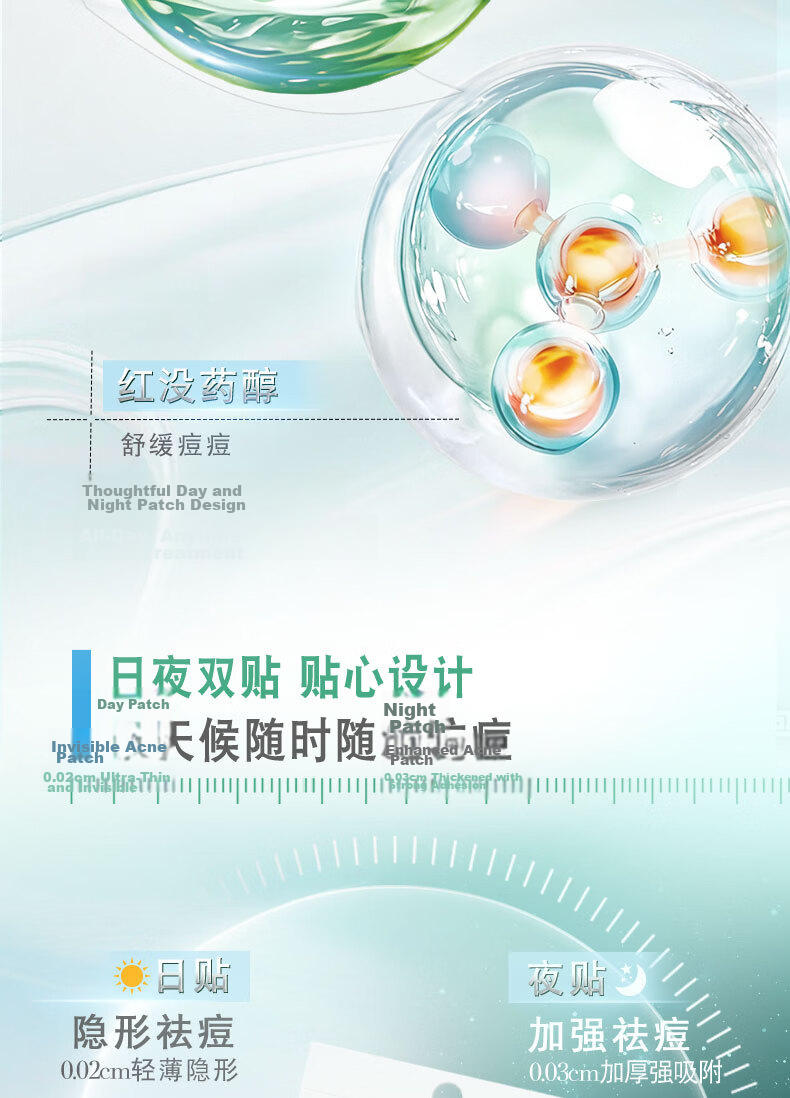 Mentholatum Lipcare Invisible Acne Patch Concealer Anti-Acne Day and Night Dual Effect 52 Pieces Pimple Absorbing Invisible Patch for Girls Dating Essential 10