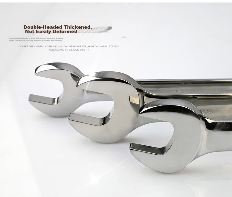 SATA Polished Adjustable Wrench Double Open-End Wrench 12x14MM 41214 4