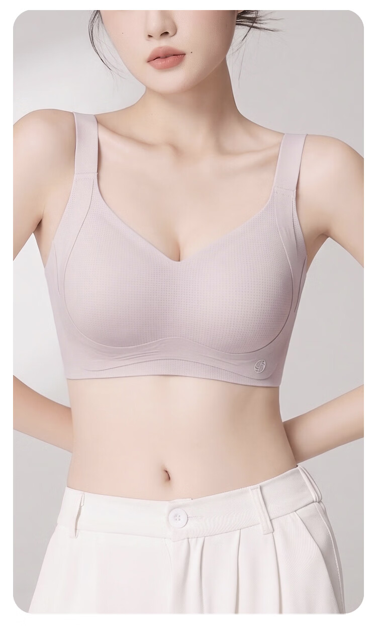 GRACEWELL Thin Breathable Seamless Invisible Bra Foundation for Sagging Underbust, Push-Up and Side Support Bra 17