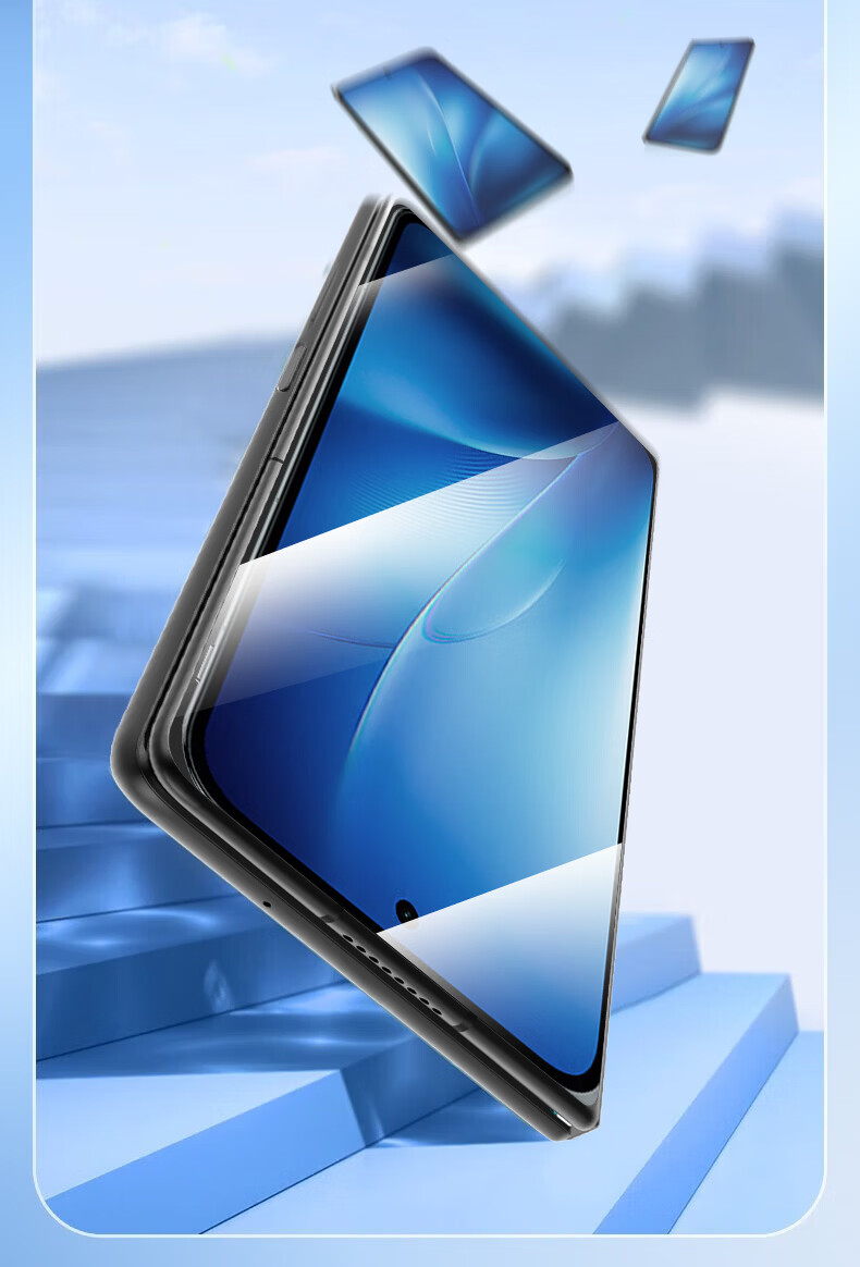 Langling Full Adhesive HD 3D Hot-Bending Film for Vivo X Fold6 Full Adhesive Tempered Glass Foldable Outer Screen Anti-Fingerprint Unlock Explosion-Proof Protective Film Dust-Free Chamber 9