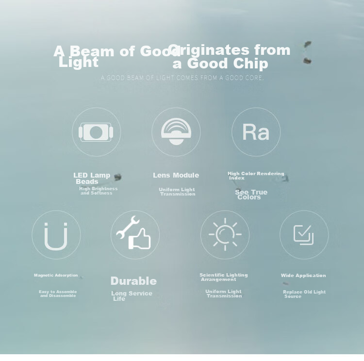 FSL Foshan Lighting LED Ceiling Light Panel Light Source Module Lamp Core 220V 16W White Light Mukguang 97 High CRI 3