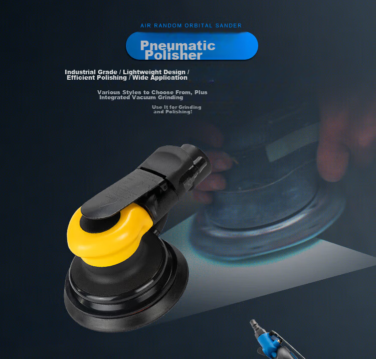 Haisidike Pneumatic Polisher Car Waxing Air Grinder EP4151C (5-inch Standard Model) 1
