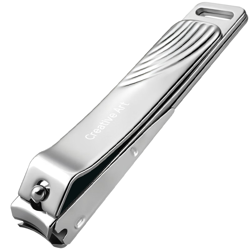 Creative Art Carbon Steel Large Anti-Splash Nail Clipper Nail Cutter Nail File 1 Piece