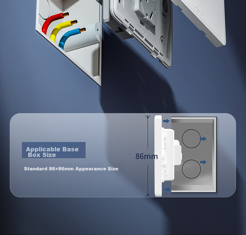 DELIXI CD815 Series Four-Gang Four-Way Double Control Switch Panel QSE864K2 20