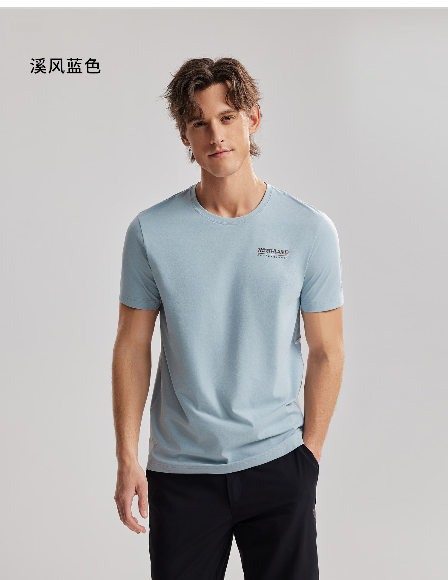 NORTHLAND Men's Crew Neck Short Sleeve T-Shirt 2026 New Outdoor Sun Protection Antibacterial Quick-Dry 20
