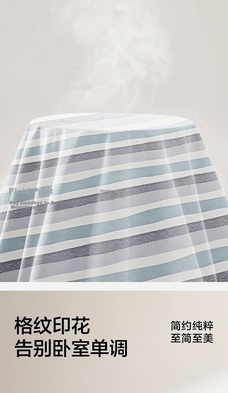 HLA 100% Cotton Thickened Single Bed Sheet Fitted Sheet Bed Cover Bedding 200*230cm 3