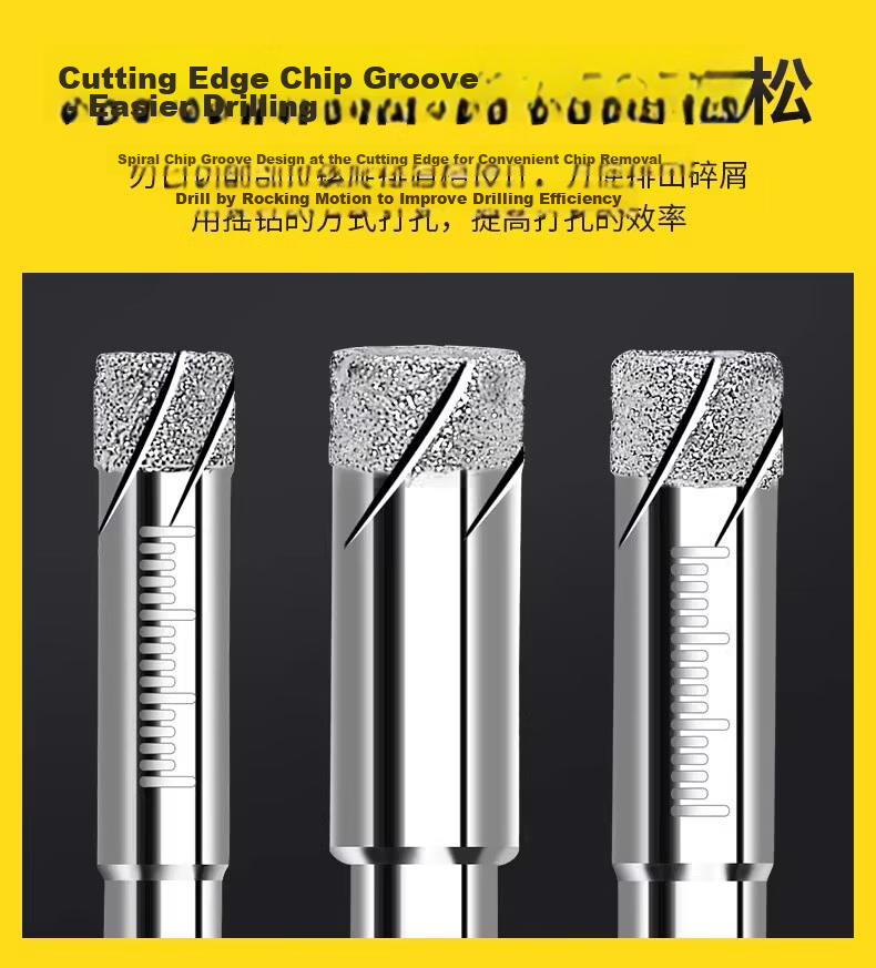 Shengda Ceramic Tile Drill Bit Hole Opener Dry Hammer Full Ceramic Glass Stone Marble Special Electric Drill Enlarging Bit 10mm 9