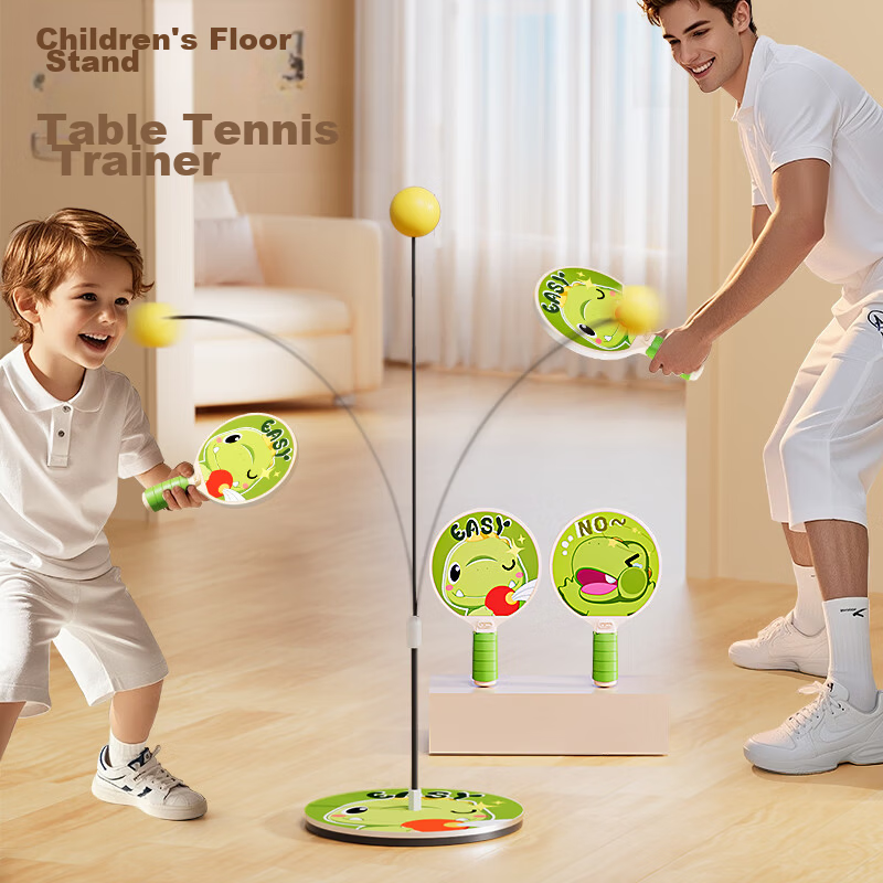 AoZhiJia Children's Table Tennis Trainer Toy for 1-3 Years Old Indoor Home Sports Sensory Equipment