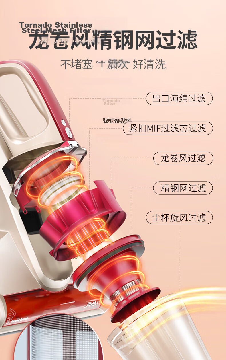 Lecimi B501 Mite Removal Vacuum Cleaner High Suction Household Bed Vacuum High-Temperature Sterilization Small Handheld UV Sterilization Ultrasonic Mite Removal All-in-One Machine [Zhenpai] 13
