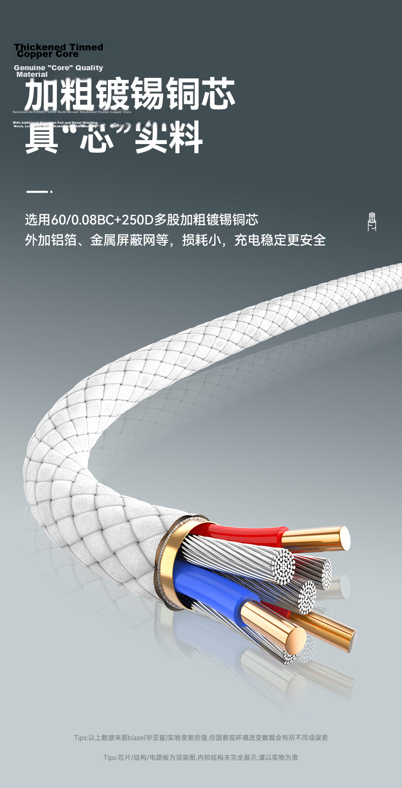 BIAZE Apple 17/16/15 Type-C Charging Cable USB-C Carplay 3A Fast Charging Cable for iPhone 16/15 Xiaomi Huawei Honor Phones 0.25m 10