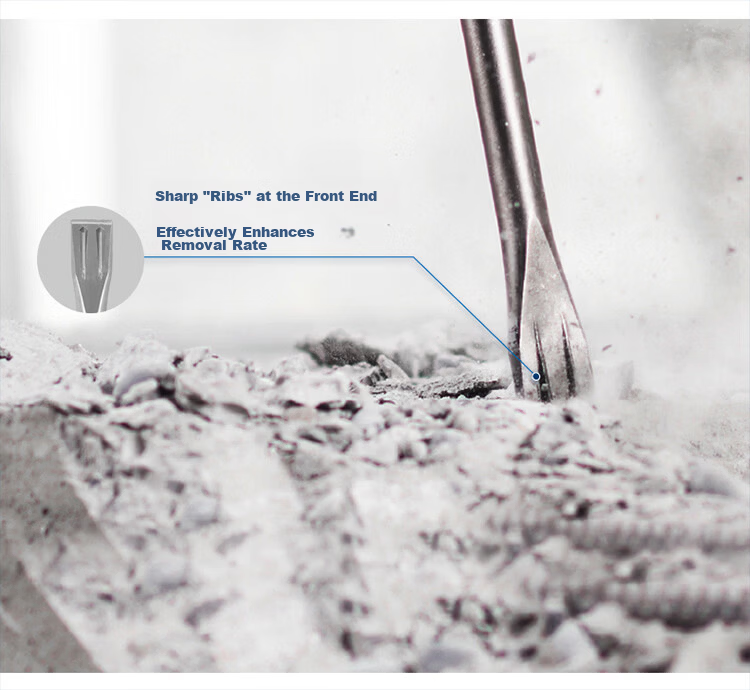 BOSCH Hex Shank (17mm) Pointed Chisel 280mm 2