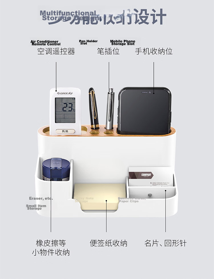 Jinlongxing Desktop Cable Organizer Box for Charging Cables, Power Cords, USB Drives And Small Items Storage Solutio 6