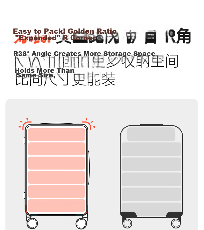 HANKE Expandable Trolley Suitcase, Large Capacity, Password Lock, for Women And Men, 81 Liters, 24 Inches, Eco-Friendly Gray, JINGDONG Co-Branded Editio 26
