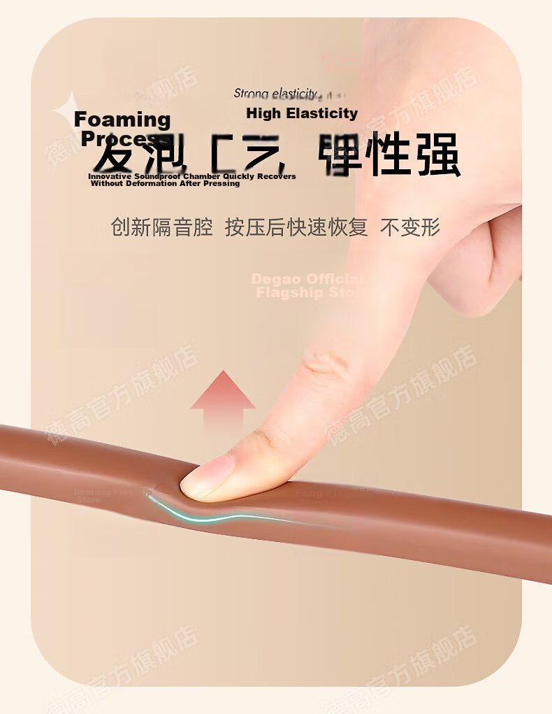 DeGao Soundproof Windproof Window and Door Seal Strip E4 White 7