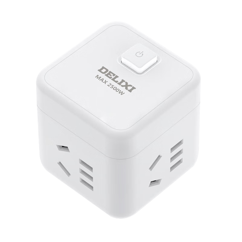 DELIXI Cube Power Strip 4-Socket Wireless Master Switch
