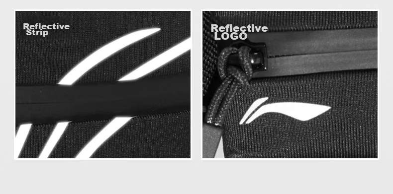 LI-NING Running Waist Pack Marathon Sports Phone Bag Unisex Invisible Cycling Ultra-Thin Outdoor Sports Morning and Night Running Gear 7