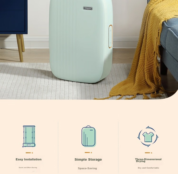 Donlim Folding Clothes Dryer DL-1216 Home Foldable Small Portable Dryer Mint 1