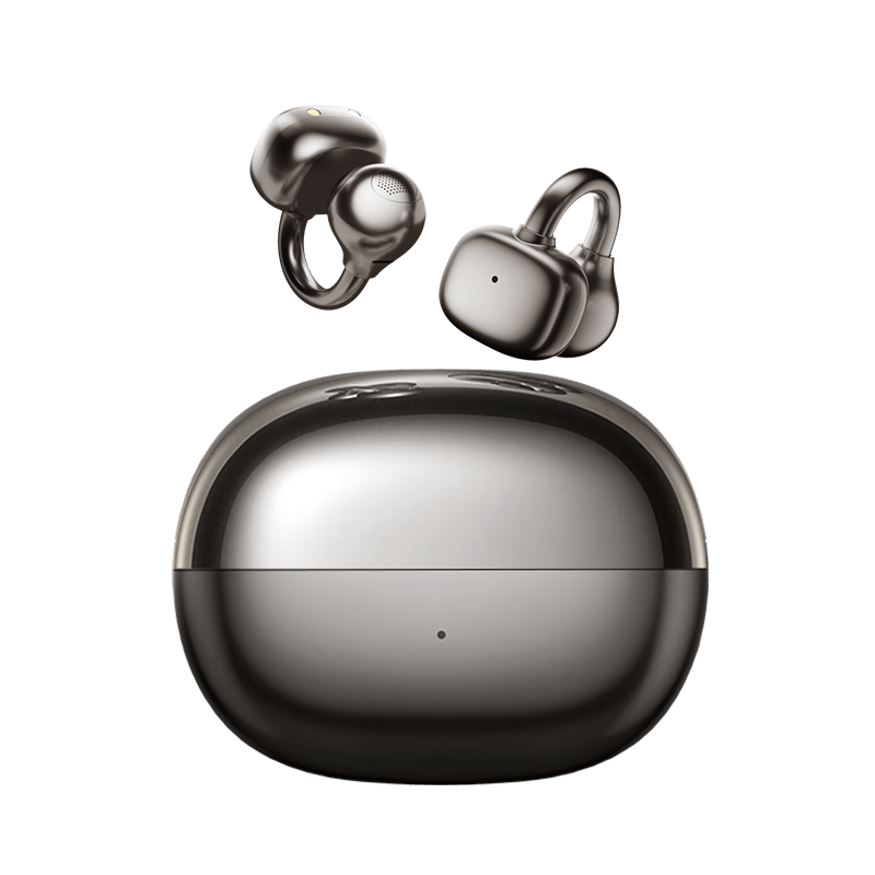 MICROKIA 2026 Latest Model Harman Kardon Level AI Bone Conduction Bluetooth Earclip Open Wireless Sports Running Noise Cancelling Earhook Long Battery Life