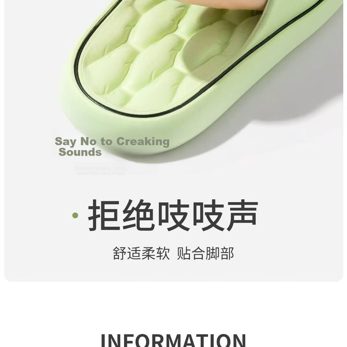 Seven-Color Spun Men's Slippers Soft Sole Home Casual Couple Bathroom Shower Non-Slip Thick Sole Outdoor Women's Sandals Gray Size 42-43 5