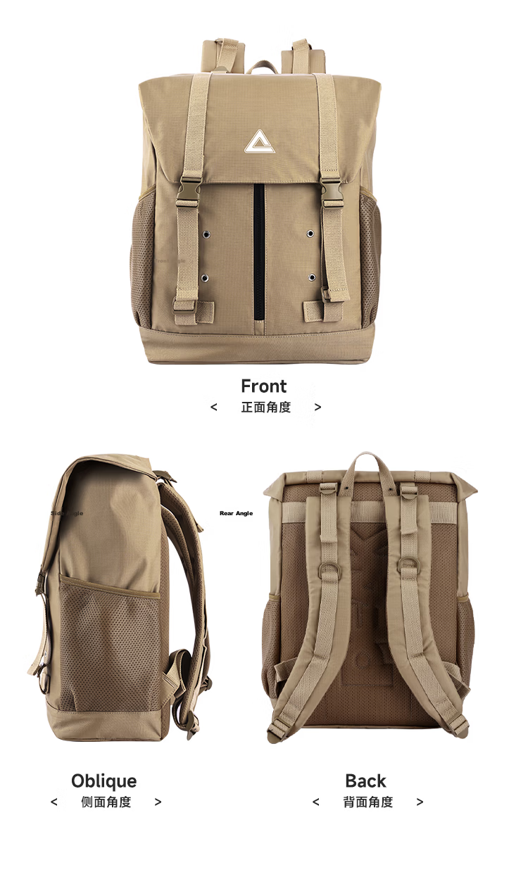 PEAK Stylish High-Capacity Lightweight Backpack School Commuter Travel Casual Durable Bag 11