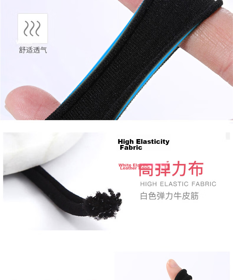Jianyingshu Braided Hair Ties 20-Pack High Elastic Hair Bands Ponytail Holders Hair Elastics 5