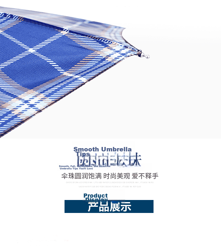 Paradise Umbrella UV Protection Three-Fold Portable Folding Sun and Rain Umbrella Dual-Use Party Dark Blue 7