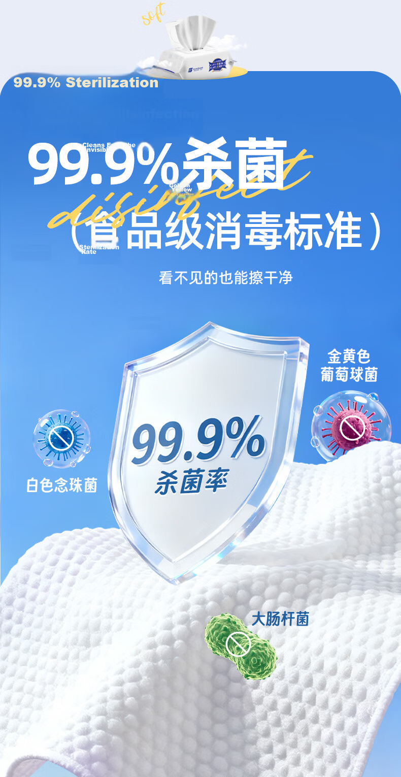 SnowDream Japanese Lazy Cleaning Cloth, Thickened Version, 50 Sheets*5 Rolls, Wet And Dry Use, Kitchen Paper Towels, Oil-Absorbing Paper, Disposable Cleaning Cloths 7