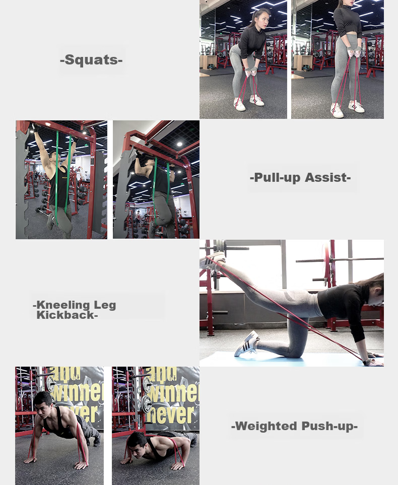 Li-Ning Elastic Resistance Band, Pull-Up Bar, Fitness Stretching Band for Men And Women, Pull-Up Training Equipment 18