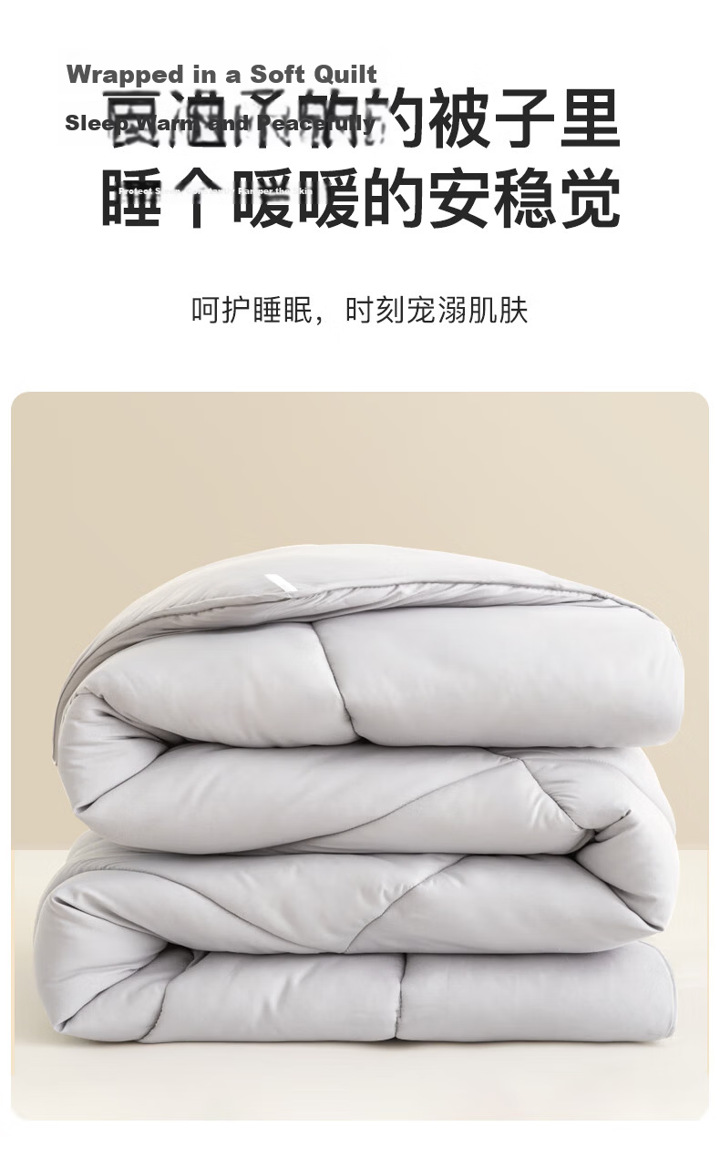 CROWN Winter Thickened Antibacterial Cotton Quilt Duvet Single Double Dormitory 6 Jin 200x230cm 2