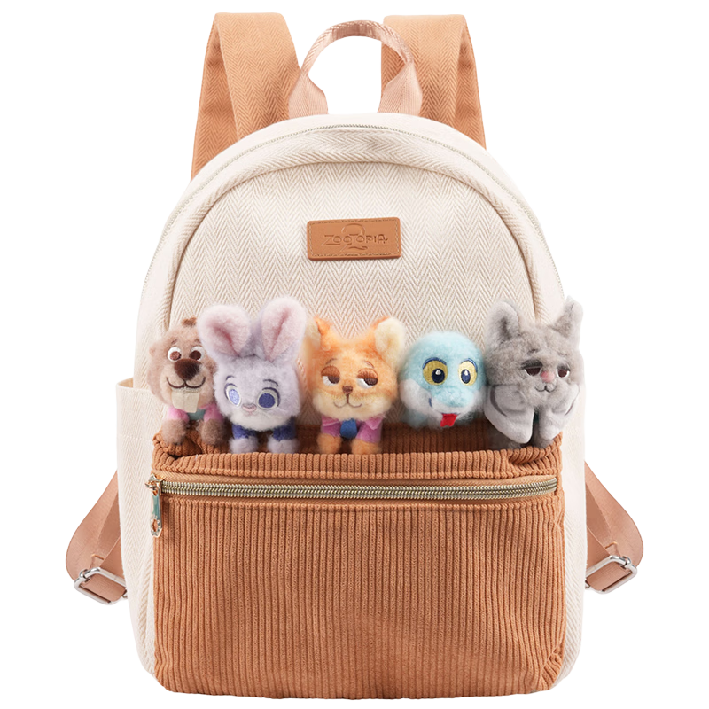 Disney Zootopia Judy Plush Backpack Cute Large Capacity School Bag Birthday Gift for Girls and Besties