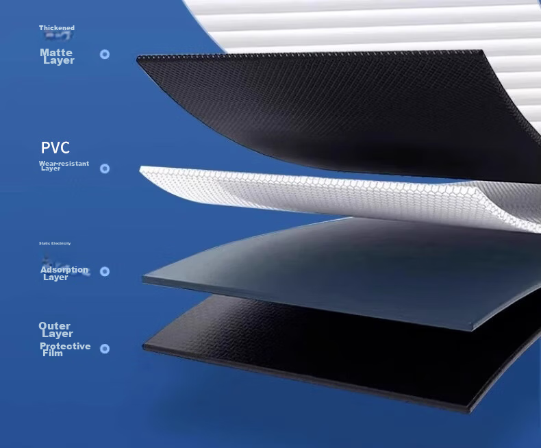 Jinlongxing Imitation Blinds Window Glass Privacy Film Bathroom Toilet Frosted Non-Transparent Light-Transmitting 0.45x2m 5
