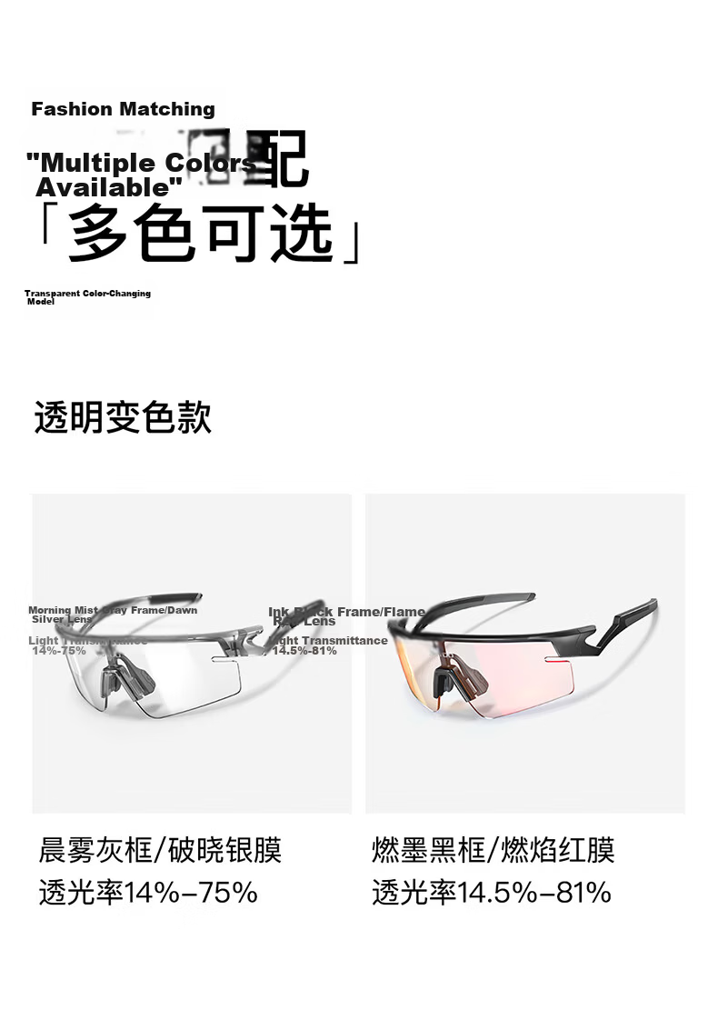 GOTURE Windproof Cycling Glasses Polarized Road Bike Sunglasses for Men and Women Sports Protective Eyewear Model 67027-49 18
