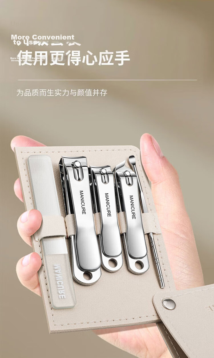 LiQing Baby Nail Clippers [4-Piece Set] Newborn Infant Toddler Nail Trimmer Anti-Pinch Nail Clippers 12