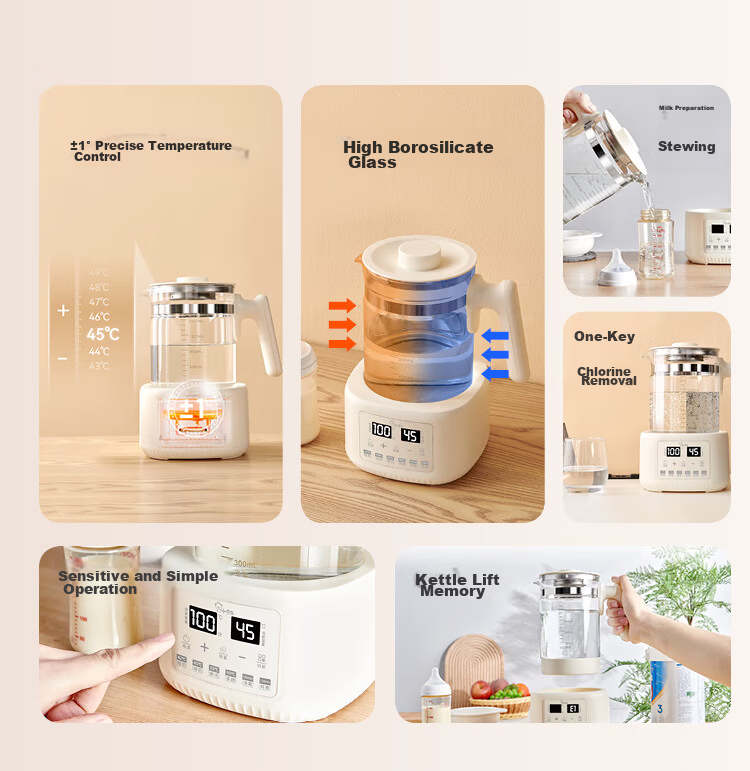 Little Bear Thermostatic Kettle Baby Formula Brewing Milk Warmer Smart Bottle Sterilizer Home Electric Water Boiler 1