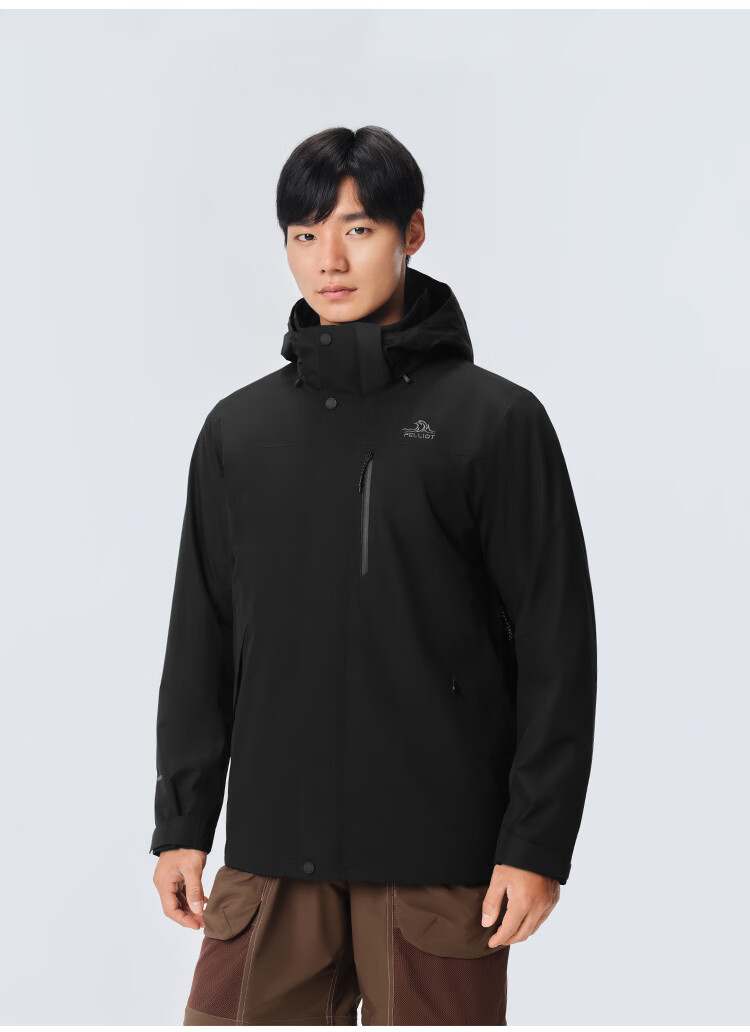 Pelliot Mountain Classic 3.0 3-in-1 Waterproof Jacket Spring Autumn Unisex Warm Coat 125301055 Purple M 26