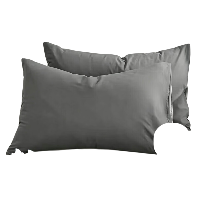 CROWN Class A Pillowcase, 48x74cm, One Pair, Home Use, Breathable Pillow Cover, Single Person Student Dormitory, without Inner Pillow