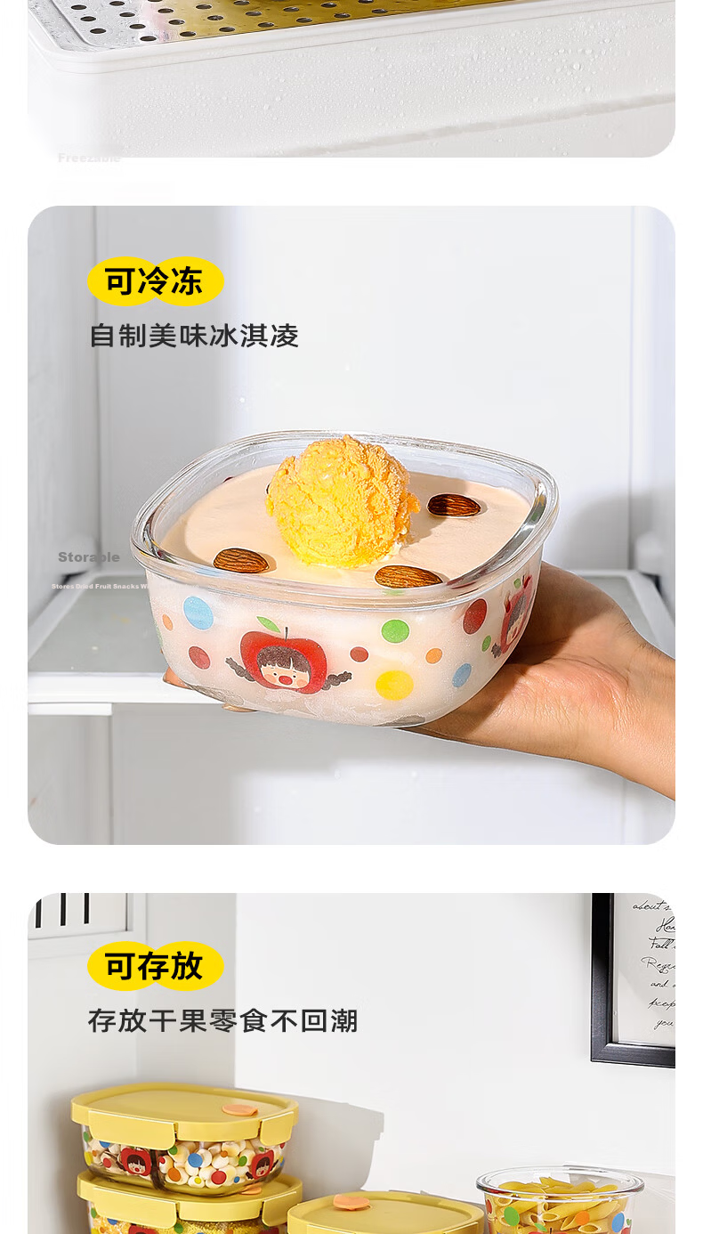 Cilock Insulated Lunch Box Bag Thickened Aluminum Foil Thermal Bag Polka Dot Fruit Girl Lunch Tote New Arrival 7