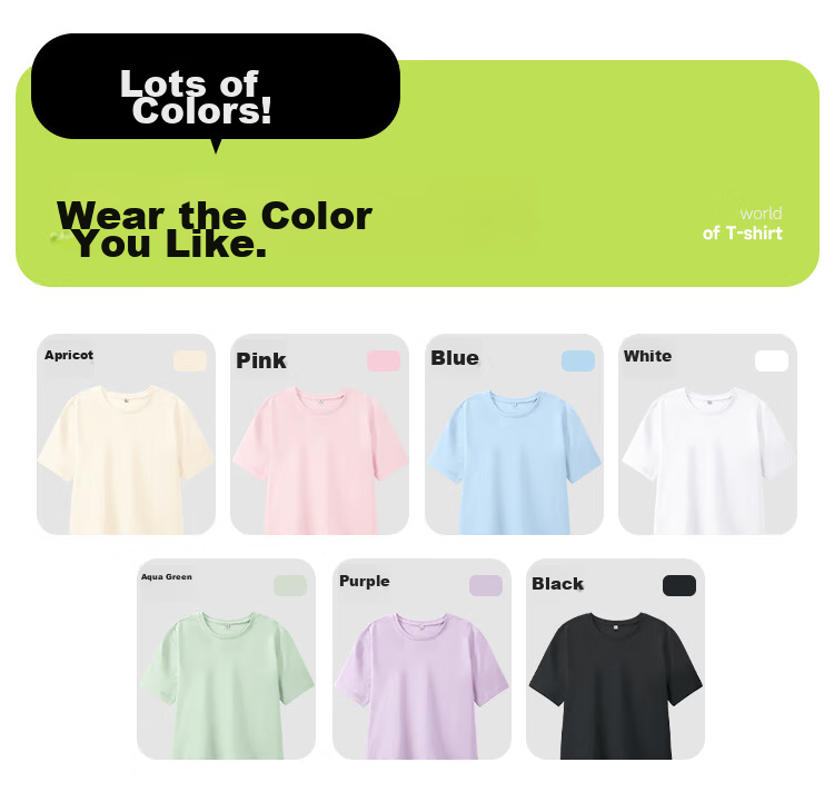 Baleno 100% Pure Cotton Short-Sleeve T-Shirt for Women, Summer 2026 Loose-Fit Cropped Casual Versatile Half-Sleeve Top for Petite Figures 15