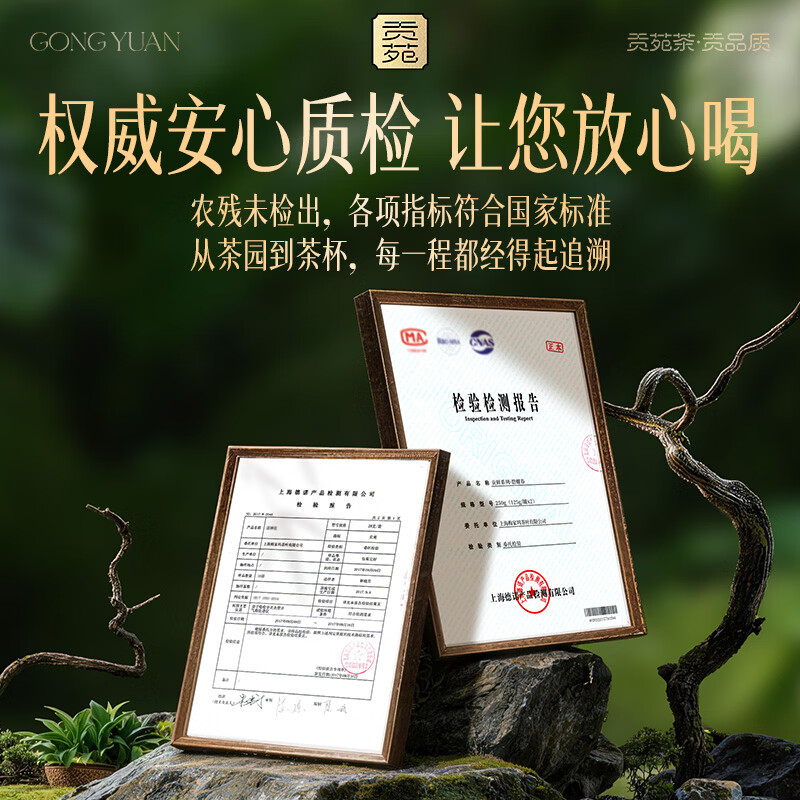 贡苑绿茶2026新茶 苏州特级碧螺春250g 明前嫩芽花果香茶叶散装自己喝
