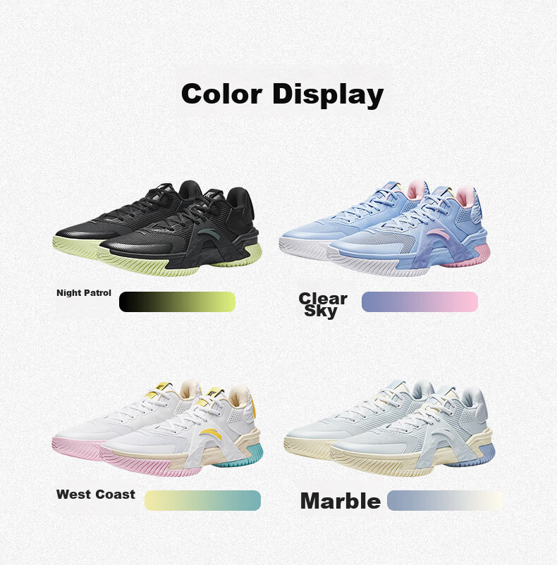 Anta Airspace 5 Cement Outdoor Basketball Shoes Men Shock Absorption Anti-Slip Anti-Rollover Professional Game Sports Shoes 9