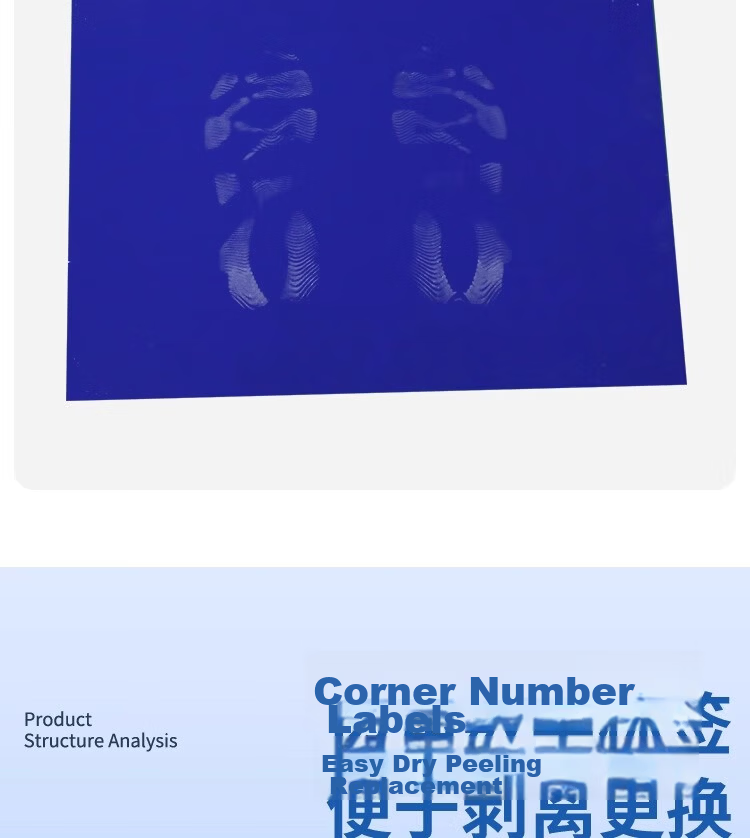 Haosikepu Blue Adhesive Dust Mat 60x90cm, 30 Sheets, Removable Shoe Sole Dust Removal Mat for Cleanroom Laboratory Workshop Dust Purification Floor Mat 6