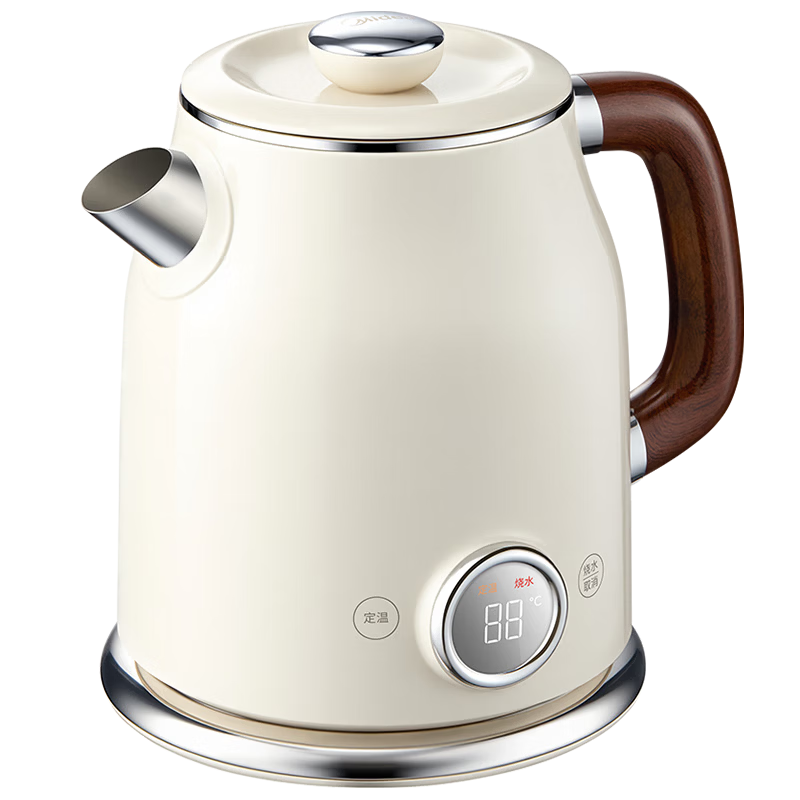 Midea Electric Kettle Water Boiler Artist 56-Level Precise Temperature Control 48H Keep Warm Constant Temperature 316L Baby-Grade Stainless Steel Auto Power Off MK-SH63-Q