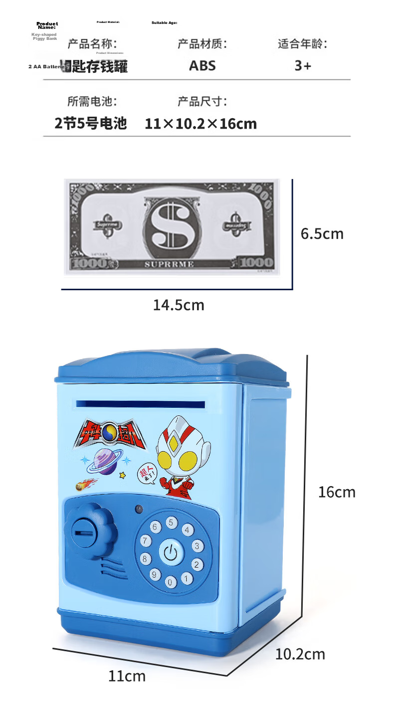 BIG TAYLOR Realistic Children's Makeup Toy Set, Pretend Play, for Girls Aged 3-6, Birthday Gift 11