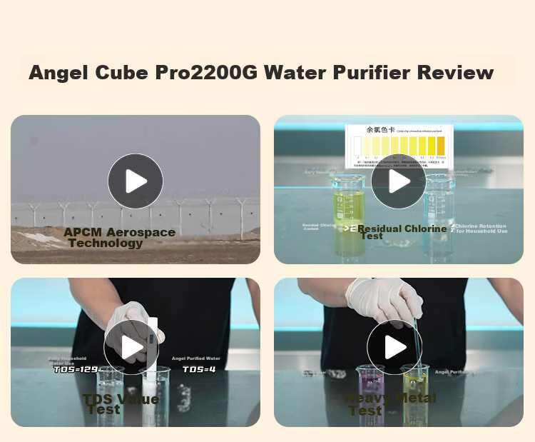 Angel Cube 2nd Gen Pro2200 Household Water Purifier Kitchen Dedicated Direct Drinking Integrated Ultra-thin Sterilization RO Reverse Osmosis Water Filter 2.2L/min 1