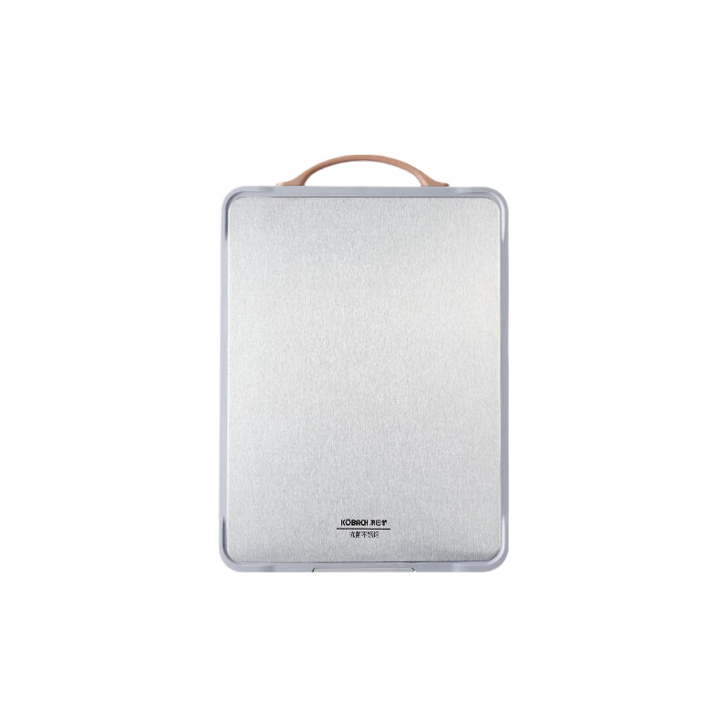 KBH Antibacterial Stainless Steel Cutting Board, Thickened Non-Slip Anti-Mold Chopping Block for Home Use, Medium Size 43*30*1.8cm
