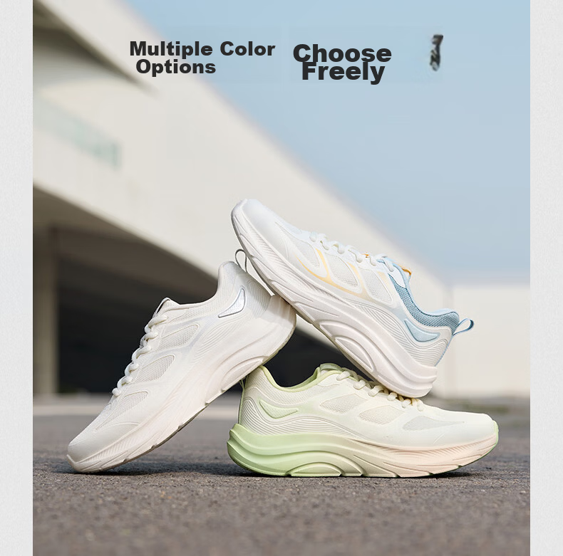 361° Women's Summer Mesh Breathable Lightweight Running Shoes Soft Sole Comfortable Jogging Shoes 682632219-1 23