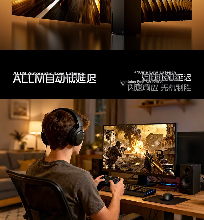 Deli HDMI Cable 2.1 Version 2m 8K60Hz 4K240Hz High-Definition Video Cable Compatible with HDMI 2.0 Laptop TV Monitor Projector AJ21H-20 19